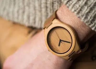 montre en bois